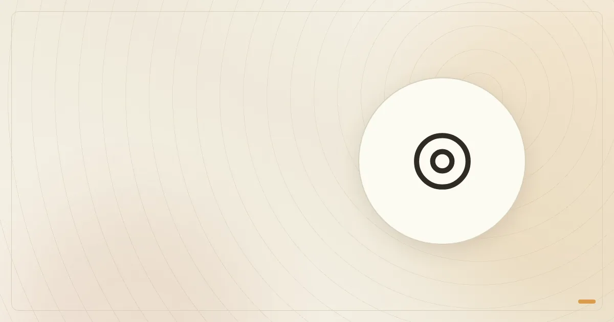 Warm geometric banner with a backup drive motif for a restore-testing explainer